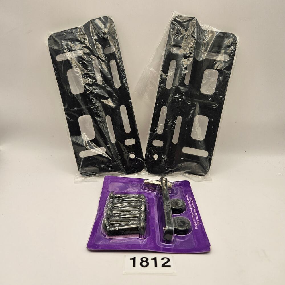 PURPLE MATTRESS HEADBOARD CONNECTING HARDWARE W/ TOOL NIB